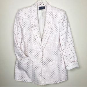 Vintage polka dot blazer